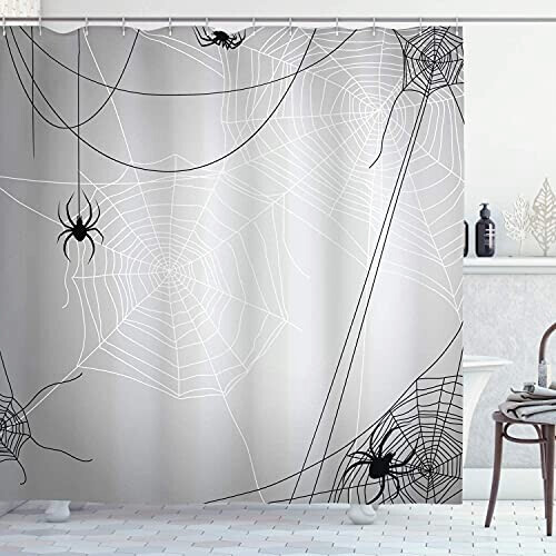 Rideau de douche Araignée 180x180 cm
