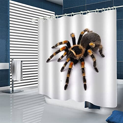 Rideau de douche Araignée couleur 90x180 cm variant 2 