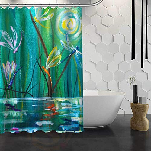 Rideau de douche Libellule 180x220 cm