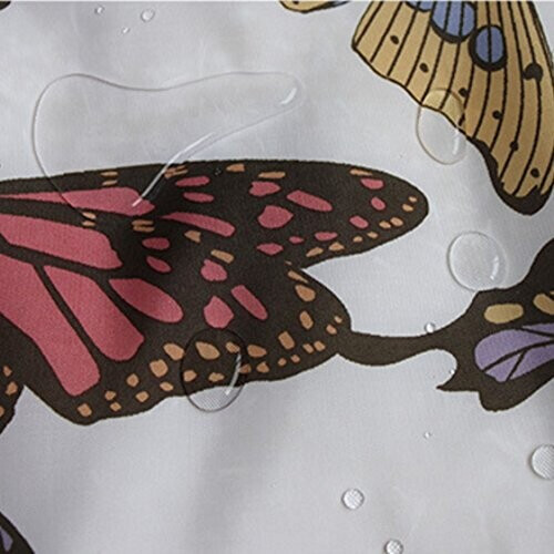 Rideau de douche Papillon 180x180 cm variant 3 