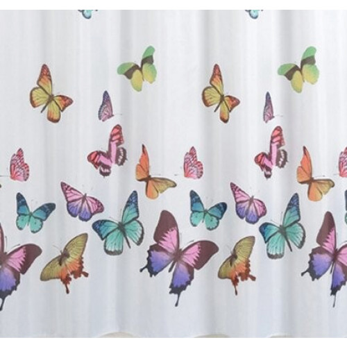 Rideau de douche Papillon 180x180 cm variant 4 
