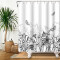 Rideau de douche Papillon style 122x183 cm - miniature