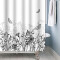 Rideau de douche Papillon style 122x183 cm - miniature variant 1
