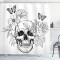 Rideau de douche Papillon multicolore 175x200 cm - miniature