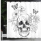 Rideau de douche Papillon multicolore 175x200 cm - miniature variant 3