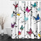 Rideau de douche Papillon motif s 240x200 cm - miniature variant 3
