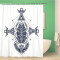 Rideau de douche Scarabée couleur 180x180 cm - miniature
