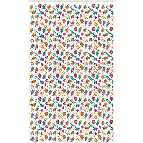Rideau de douche Scarabée multicolore 120x180 cm