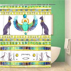 Rideau de douche Scarabée couleur 180x180 cm