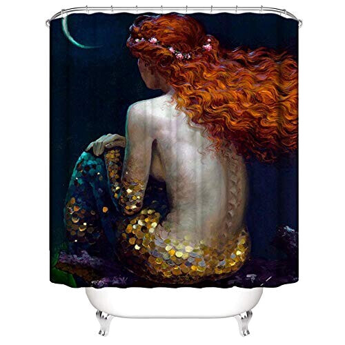 Rideau de douche Sirène yl 240x200 cm variant 6 