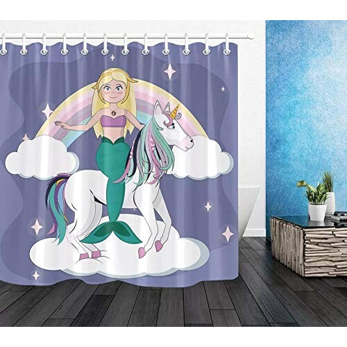 Rideau de douche Sirène 90x180 cm variant 0 