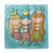 Rideau de douche Sirène multicolore 182x182 cm - miniature
