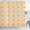 Rideau de douche Abricot vert pistache 175x220 cm - miniature