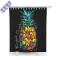 Rideau de douche Ananas noir 90x180 cm - miniature