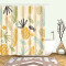 Rideau de douche Ananas rideau de bain 76x200 cm - miniature