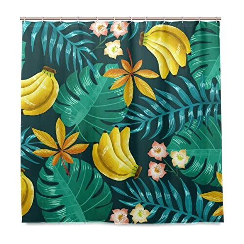 Rideau de douche Banane multicolore 183x183 cm variant 0 