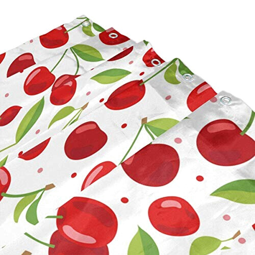 Rideau de douche Cerise multicolore 182x182 cm variant 1 