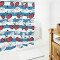 Rideau de douche Cerise multicolore 91x180 cm - miniature variant 1