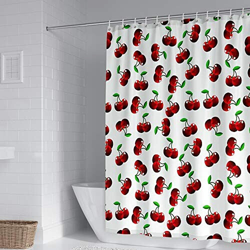 Rideau de douche Cerise 180x180 cm variant 1 