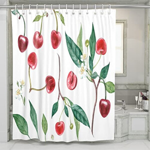 Rideau de douche Cerise 180x210 cm