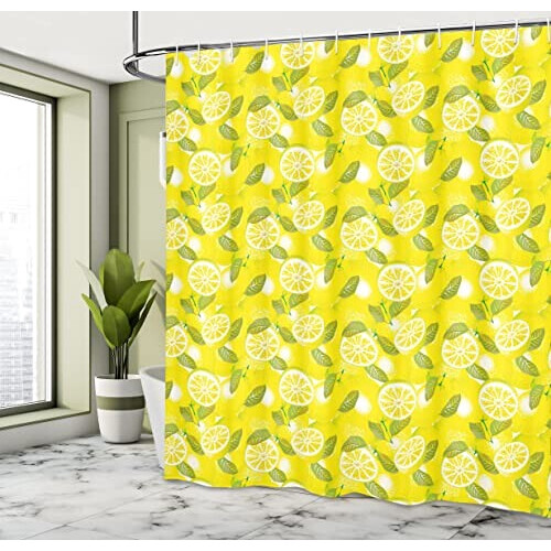 Rideau de douche Citron multi 175x200 cm variant 1 