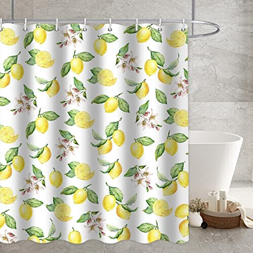 Rideau de douche Citron 90x180 cm variant 0 
