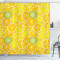 Rideau de douche Citron jaune blanc et vert 175x180 cm - miniature