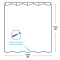Rideau de douche Citron 183x183 cm - miniature variant 6