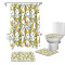 Rideau de douche Citron 180x180 cm - miniature