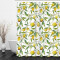 Rideau de douche Citron blanc gris 150x180 cm - miniature variant 1