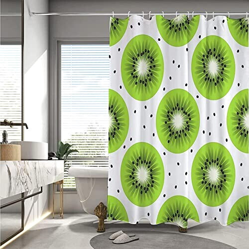 Rideau de douche Kiwi bathroom curtains shower 80x80 cm variant 0 