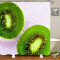 Rideau de douche Kiwi multicolore 180x200 cm - miniature variant 1