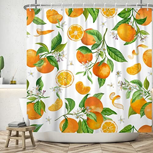 Rideau de douche Orange Fruit 105x160 cm variant 0 