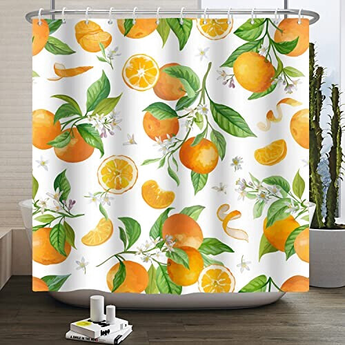 Rideau de douche Orange Fruit 105x160 cm variant 2 