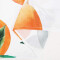Rideau de douche Orange Fruit vertes 183x183 cm - miniature variant 3