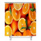 Rideau de douche Orange Fruit orange 90x180 cm - miniature