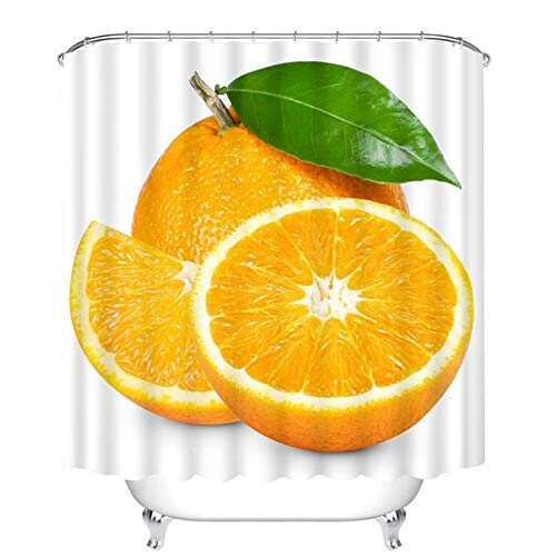 Rideau de douche Orange Fruit 180x180 cm variant 1 