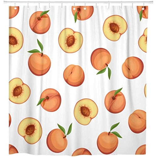 Rideau de douche Orange Fruit 180x200 cm