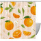 Rideau de douche Orange Fruit multi-couleur - miniature