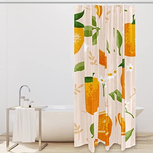 Rideau de douche Orange Fruit multi-couleur variant 0 