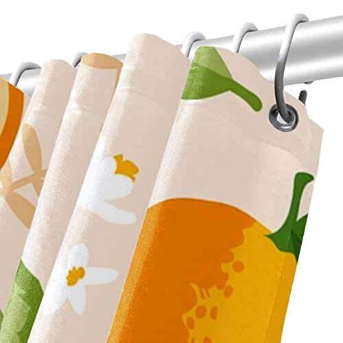 Rideau de douche Orange Fruit multi-couleur variant 3 
