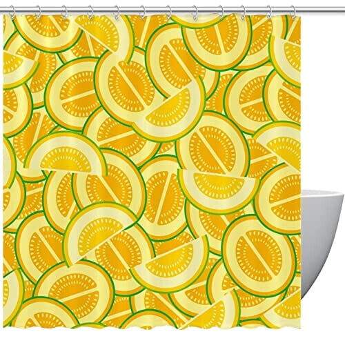 Rideau de douche Orange Fruit multi-couleur