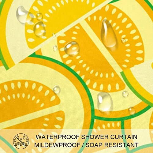 Rideau de douche Orange Fruit multi-couleur variant 1 