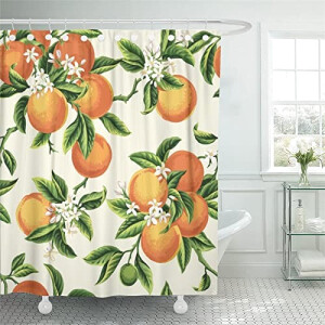 Rideau de douche Orange Fruit rideaux de douche