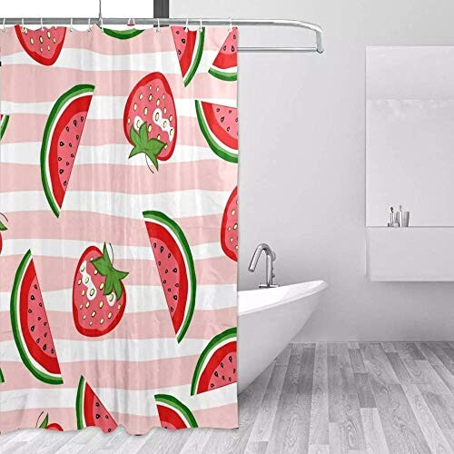 Rideau de douche Pastèque 90x180 cm