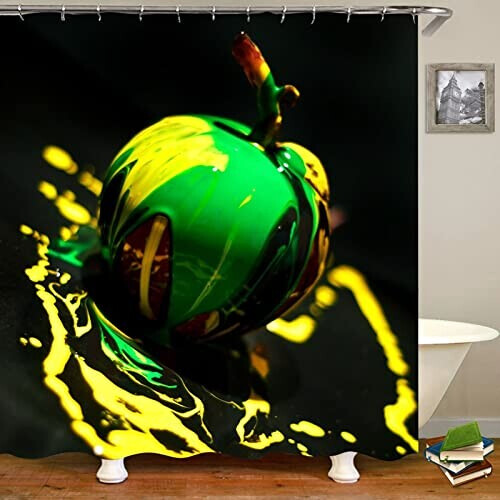 Rideau de douche Pomme style 120x180 cm variant 0 