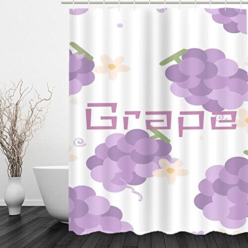Rideau de douche Raisin 120x200 cm variant 1 