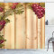 Rideau de douche Raisin sable marron ruby 175x180 cm - miniature