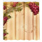 Rideau de douche Raisin sable marron ruby 175x180 cm - miniature variant 1