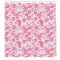 Rideau de douche Raisin pastel rose et blanc 175x200 cm - miniature variant 1